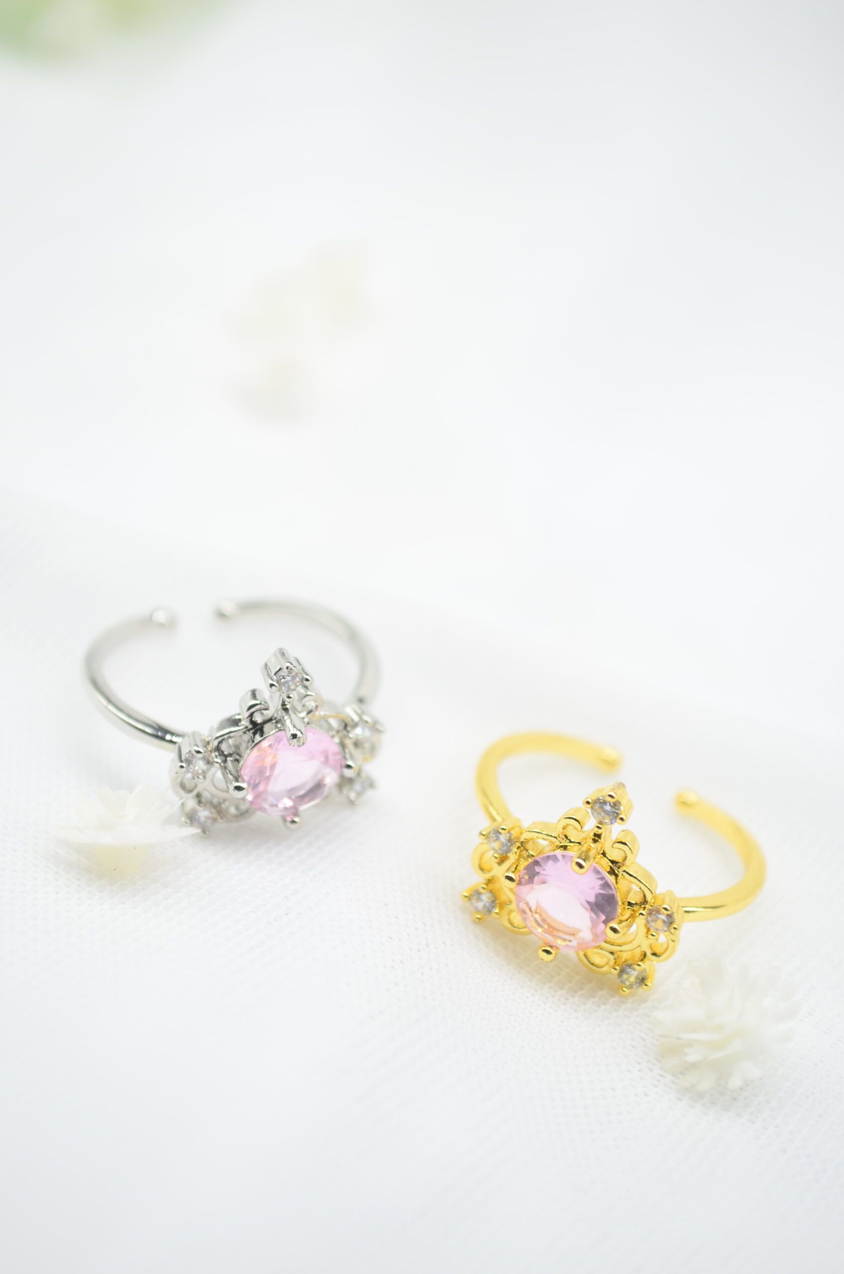 anillo majestad rosada