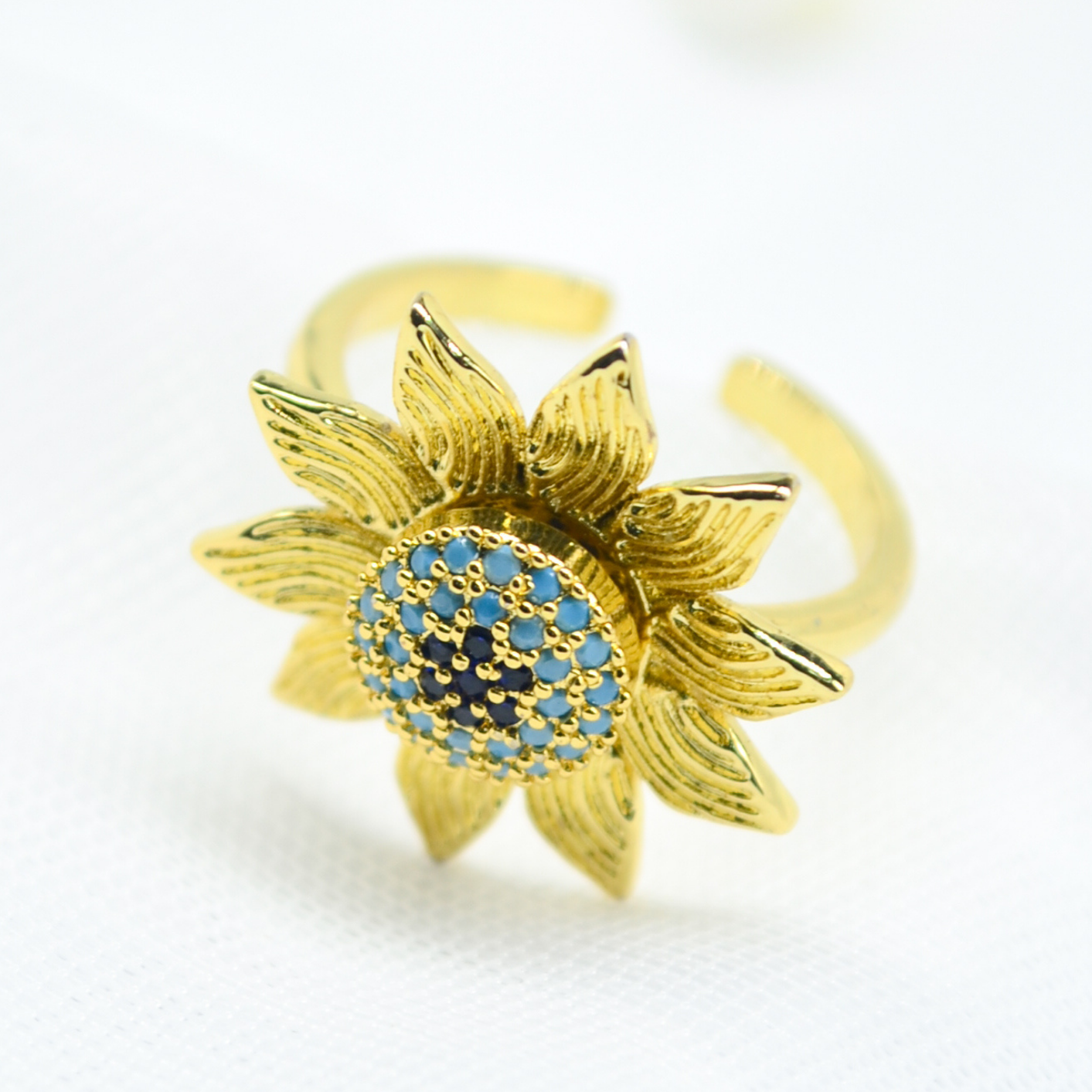 anillo girasol