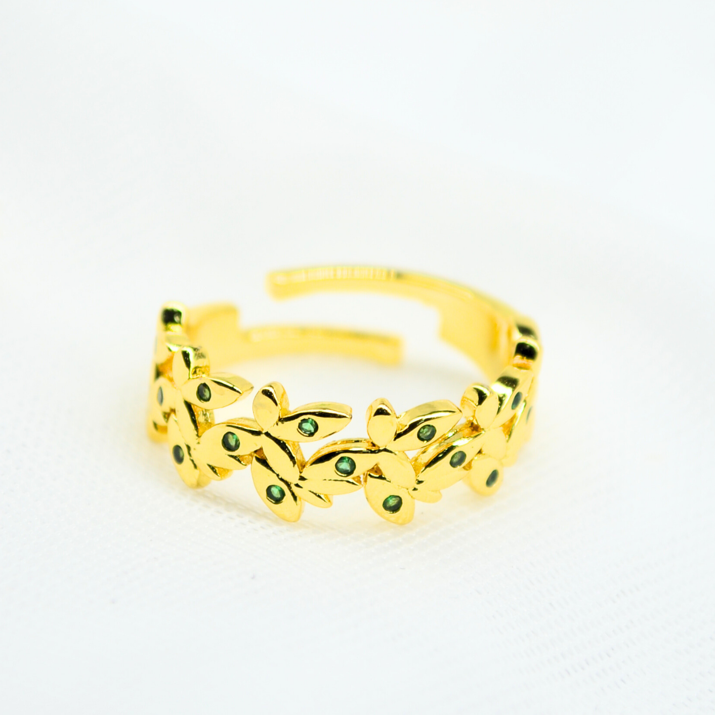 anillo corona de laurel