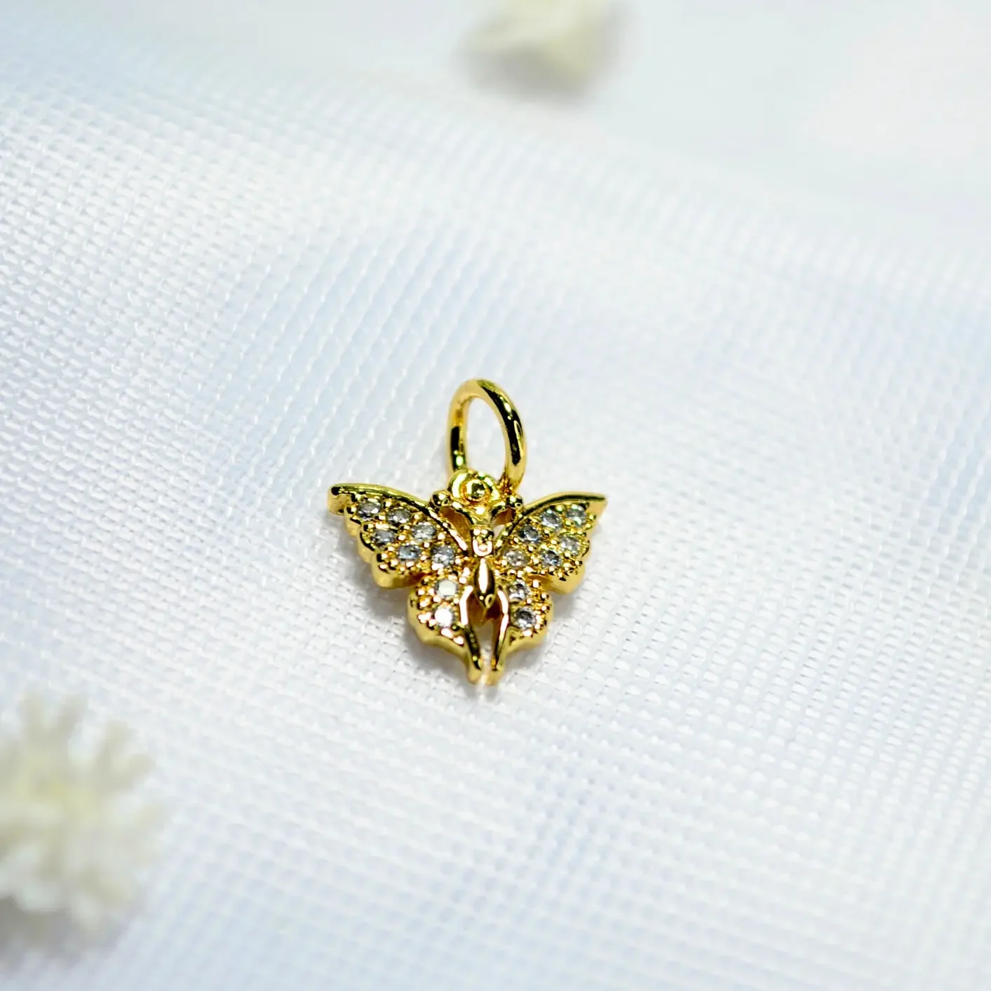 dije para cadena mariposa mini
