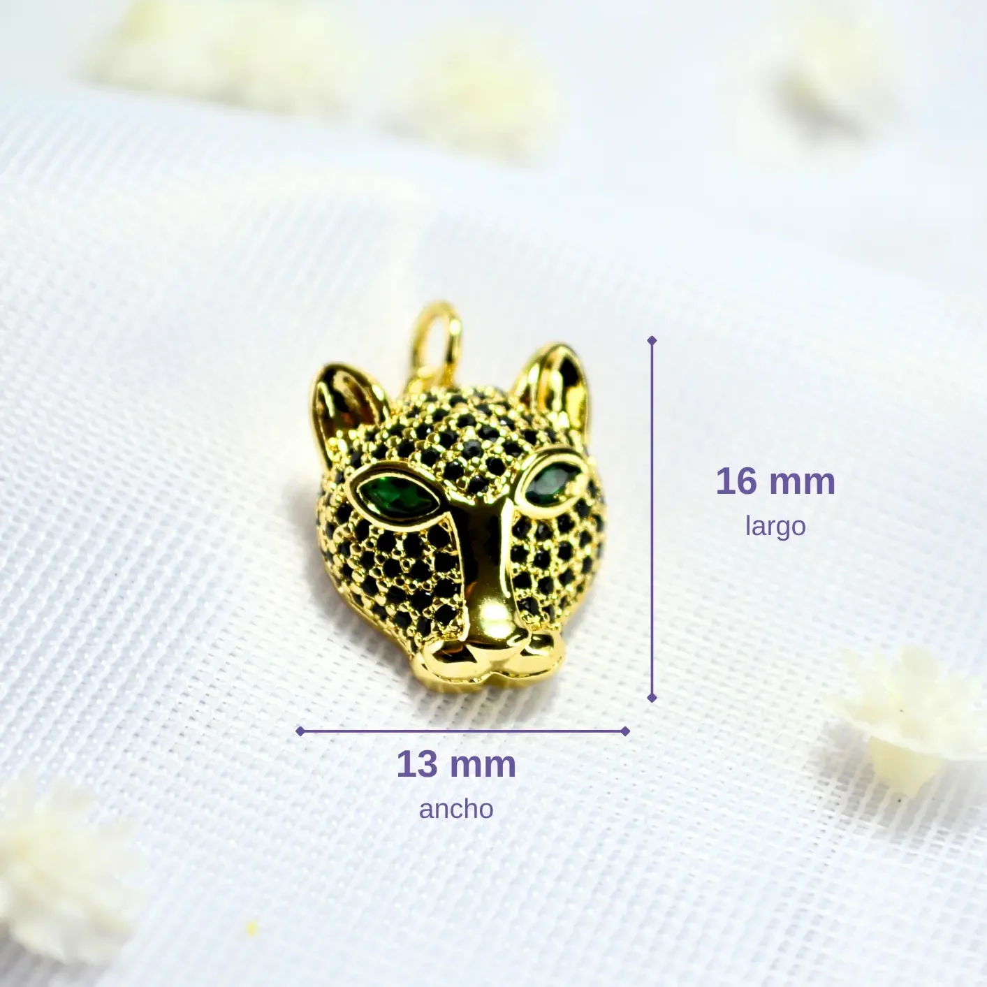 dije para cadena jaguar con circones dije para cadena jaguar con circones