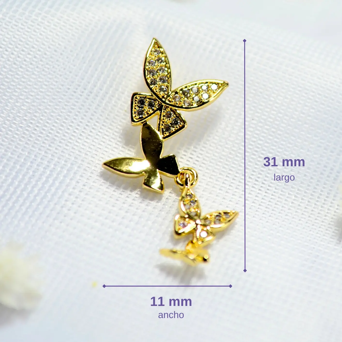 dije para cadena cascada de mariposas dije para cadena cascada de mariposas