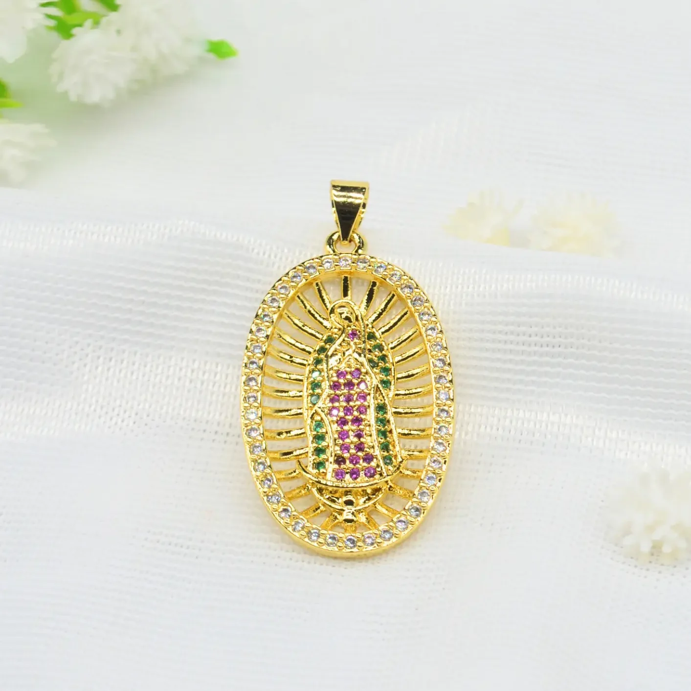 dije para cadena virgen de guadalupe