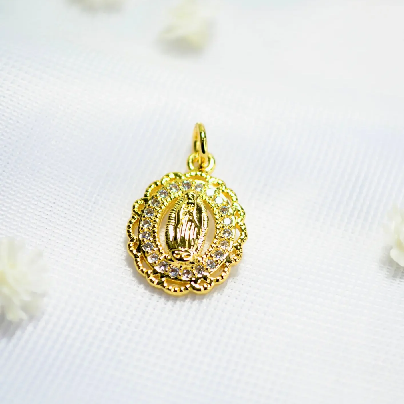 dije para cadena virgen de guadalupe