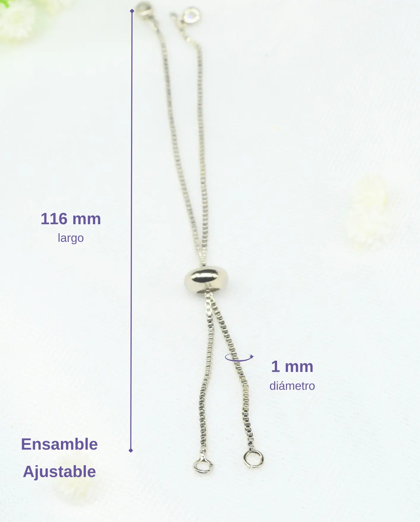 pulsera de ensamble lisa pulsera de ensamble lisa