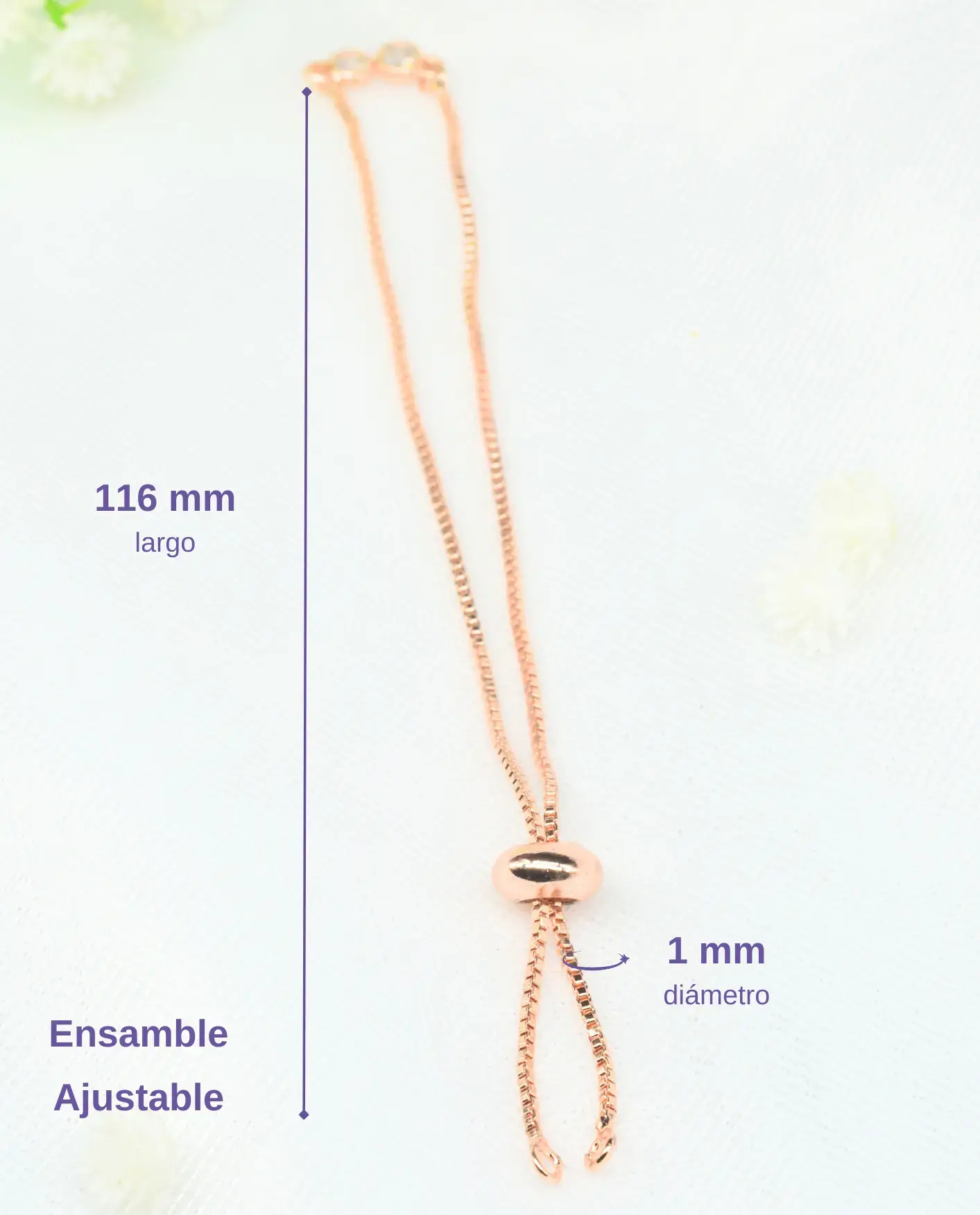 pulsera de ensamble lisa pulsera de ensamble lisa