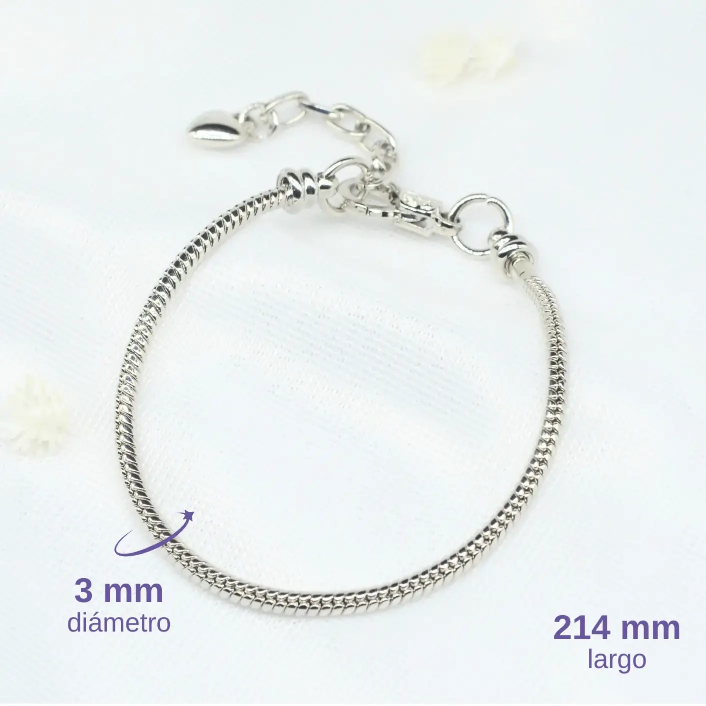 pulsera base para charms pulsera base para charms