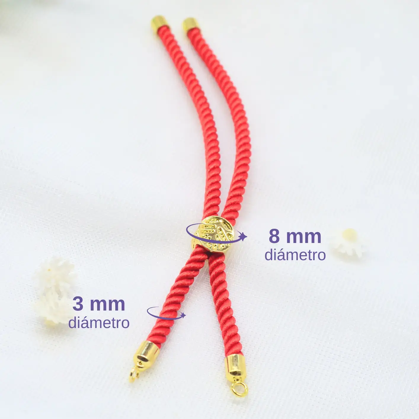 pulsera de cordón tejido para ensamble pulsera de cordón tejido para ensamble