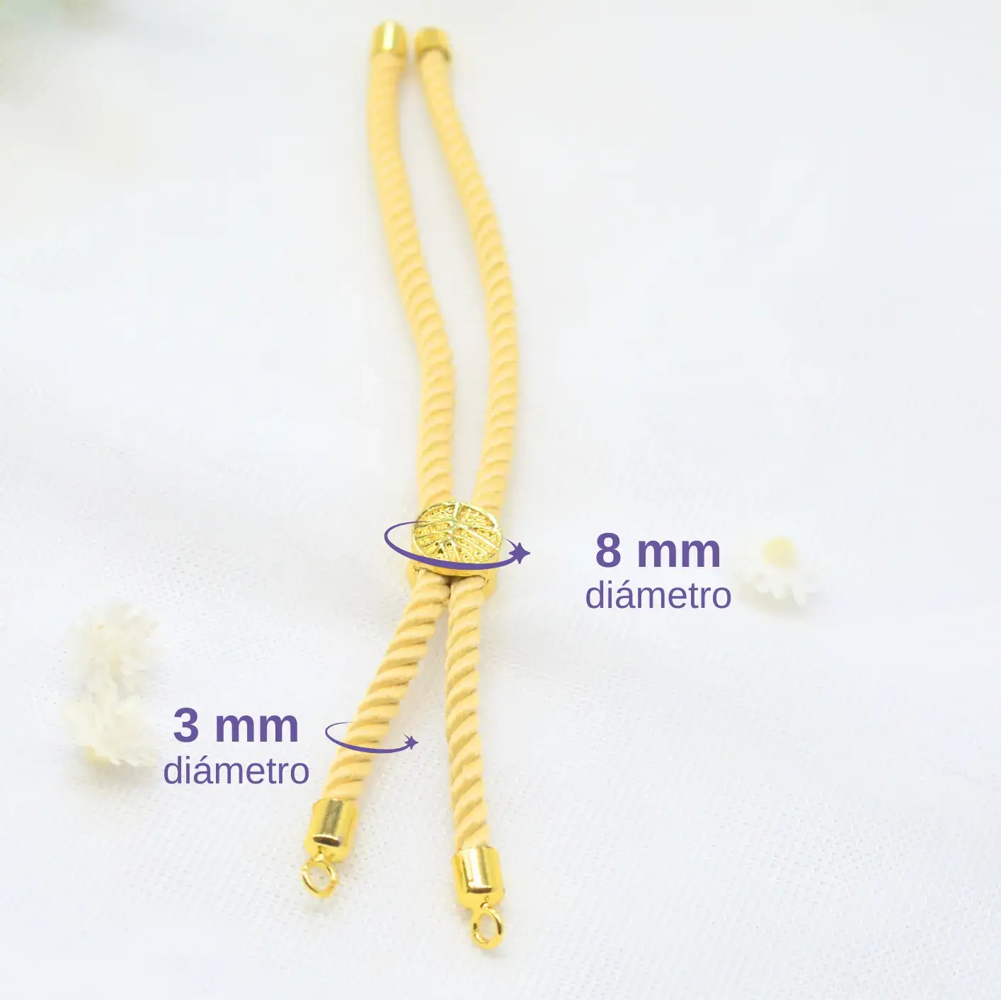 pulsera de cordón tejido para ensamble pulsera de cordón tejido para ensamble