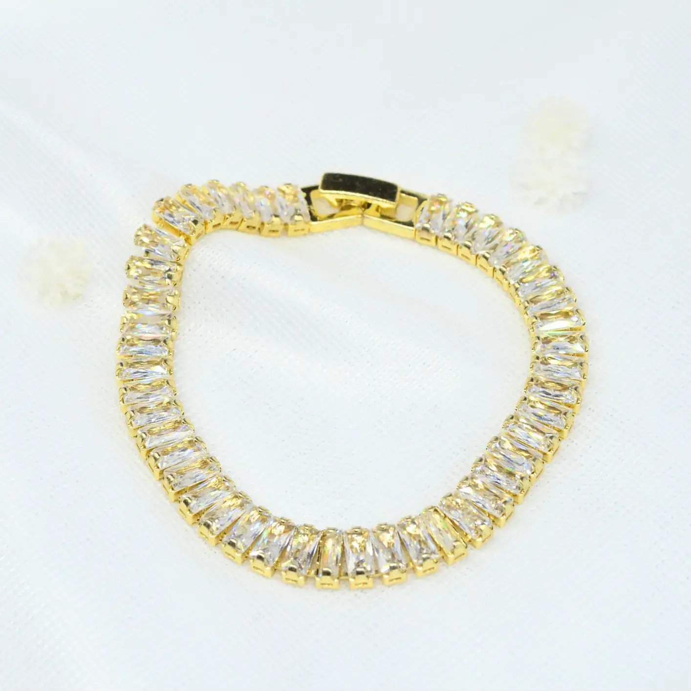 pulsera de cristales estilo canotillo.
