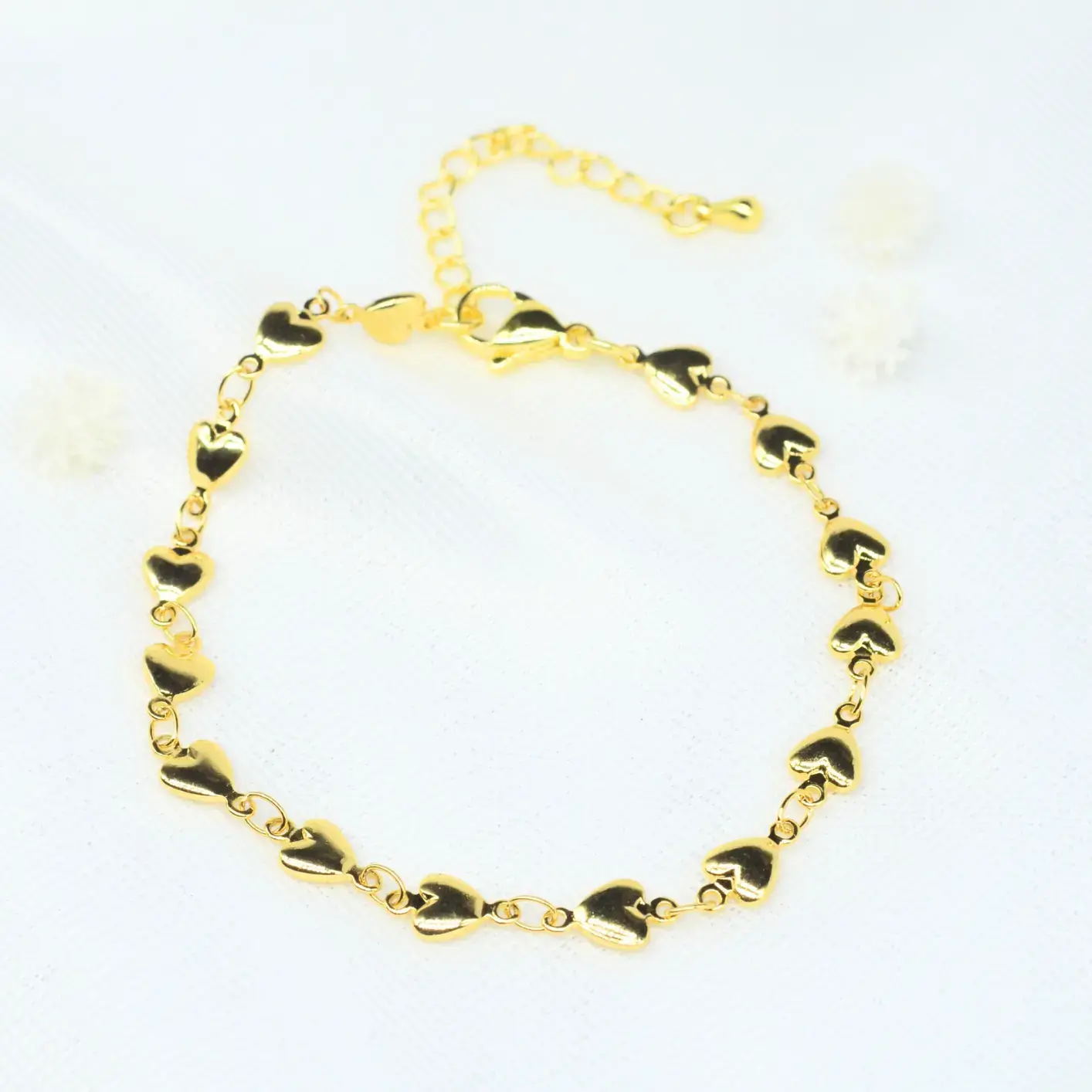 pulsera de corazones mini