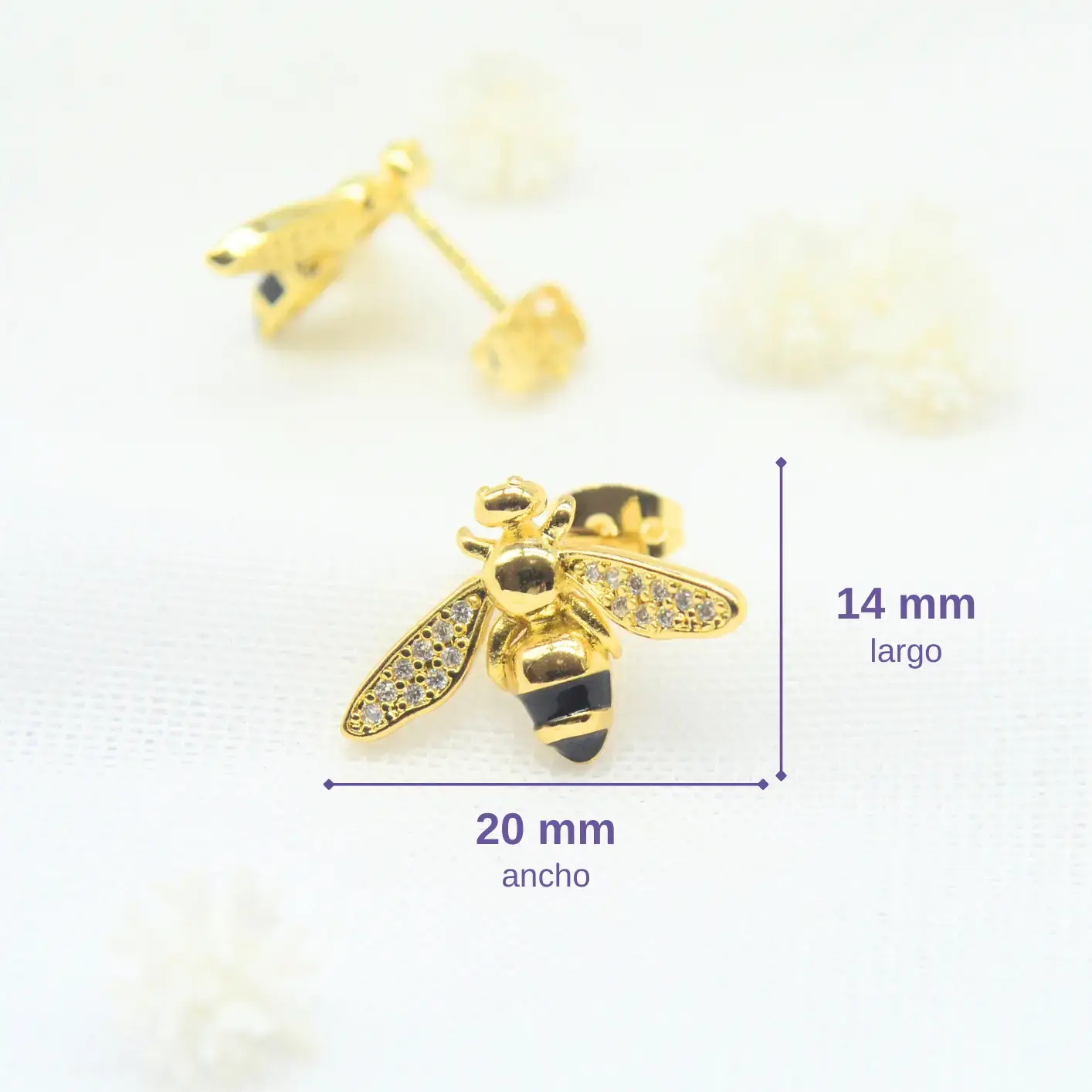 topos de abeja con circones topos de abeja con circones