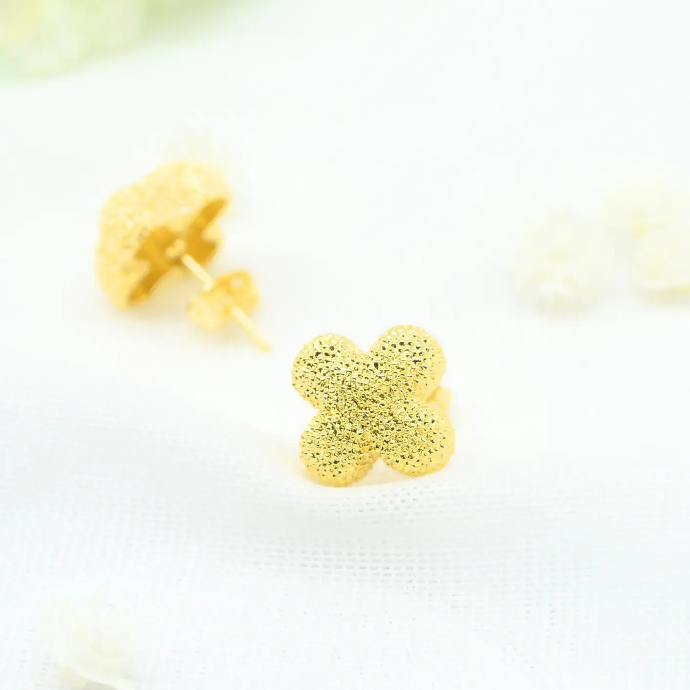 topos de flor con textura escarchada